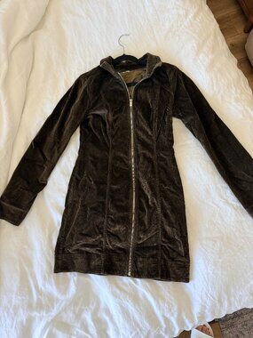 Pilcro Long-Sleeve Corduroy Slim Mini Dress